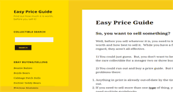 Desktop Screenshot of easypriceguide.com